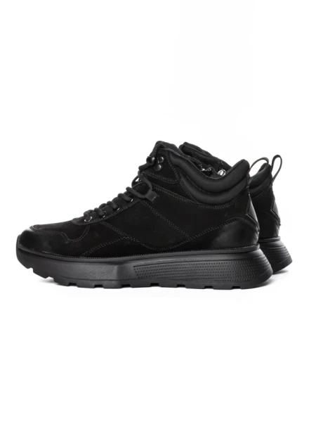 Ghete Barbati din piele naturala 5360 BLACK | ADVANCER