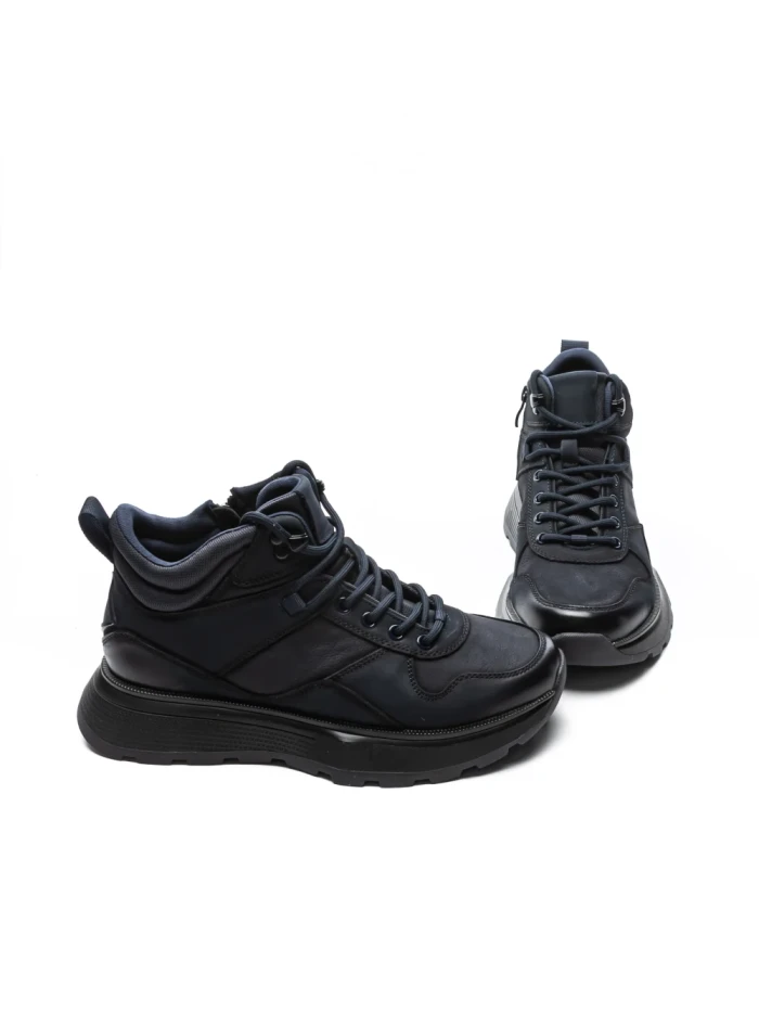 Ghete Barbati din piele naturala 5360 BLUE | ADVANCER