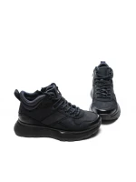Ghete Barbati din piele naturala 5360 BLUE | ADVANCER