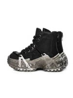 Ghete Dama din piele naturala 10806 BLACK | ADVANCER