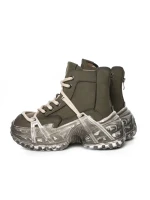 Ghete Dama din piele naturala 10806 GREEN | ADVANCER