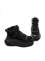 Ghete Barbati din piele naturala 5361 BLACK | ADVANCER