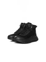 Ghete Barbati din piele naturala 5361 BLACK | ADVANCER