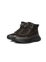 Ghete Barbati din piele naturala 5361 BROWN | ADVANCER