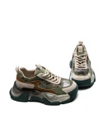 Pantofi Sport Dama din piele naturala 39008 GREEN | ADVANCER
