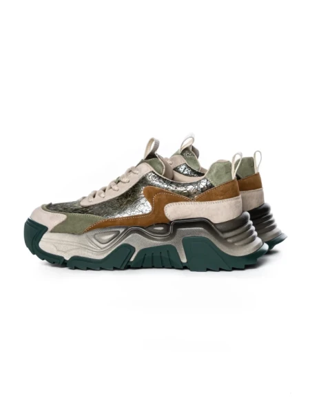 Pantofi Sport Dama din piele naturala 39008 GREEN | ADVANCER