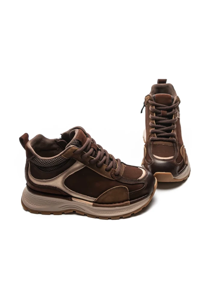 Ghete Dama din piele naturala 8001 BROWN | ADVANCER
