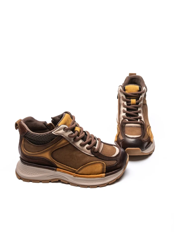 Ghete Dama din piele naturala 8001 YELLOW | ADVANCER