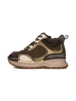 Ghete Dama din piele naturala 8001 KHAKI | ADVANCER