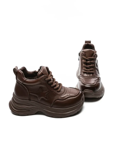 Ghete Dama din piele naturala 10781 BROWN | ADVANCER