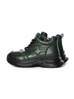 Ghete Dama din piele naturala 10781 GREEN | ADVANCER