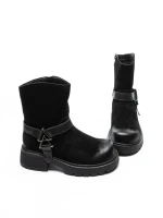 Ghete Dama din piele naturala 10856-2 BLACK | ADVANCER