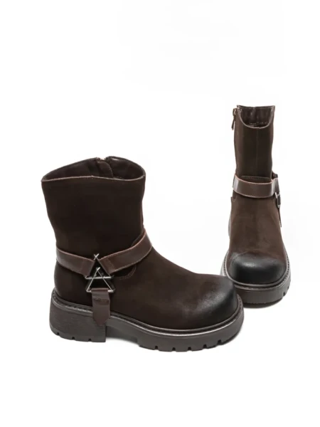 Ghete Dama din piele naturala 10856-2 BROWN | ADVANCER
