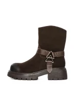 Ghete Dama din piele naturala 10856-2 BROWN | ADVANCER
