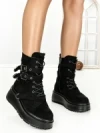 Ghete Dama cu Platforma 6ZP8 BLACK | MEI