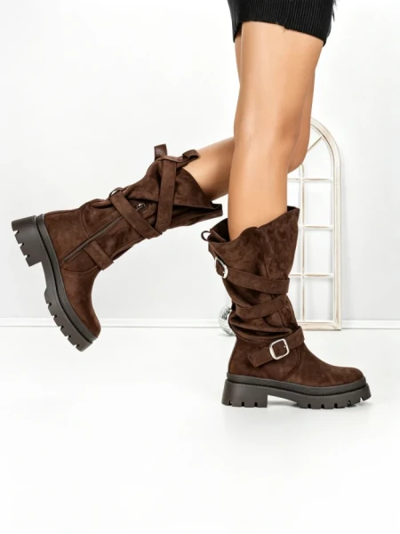 Ghete Dama 6AH29 BROWN | MEI