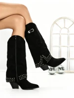 Cizme Dama cu Toc 6AH22 BLACK | MEI