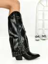 Cizme Dama cu Toc 6AH22 BLACK | MEI