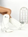 Cizme Dama cu Toc 6AH22 WHITE | MEI