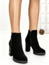 Botine cu Toc Gros 6AH36 BLACK | MEI