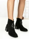 Botine cu Toc Gros 6AH30 BLACK | MEI