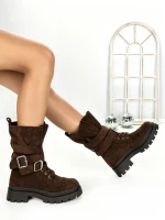 Ghete Dama 6AH28 DARK BROWN | MEI
