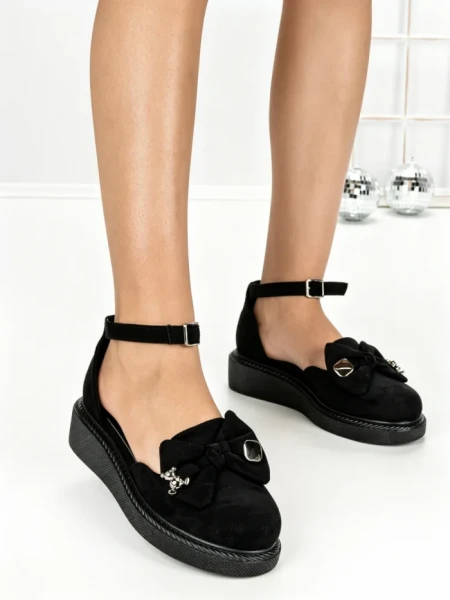 Pantofi Casual Dama 5H57 BLACK | MEI
