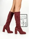 Cizme Dama cu Toc 6GS1 WINE | MEI