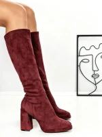 Cizme Dama cu Toc 6GS1 WINE | MEI