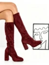 Cizme Dama cu Toc 6GS1 WINE | MEI