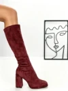 Cizme Dama cu Toc 6GS1 WINE | MEI