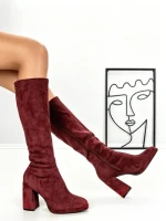 Cizme Dama cu Toc 6GS1 WINE | MEI