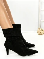Botine cu Toc Subtire 6GS35 BLACK | MEI
