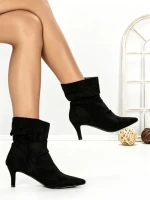 Botine cu Toc Subtire 6GS35 BLACK | MEI