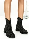 Ghete Dama 67WL13 BLACK-GUN | MEI