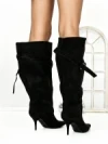 Cizme Dama cu Toc 6XKK5 BLACK | MEI