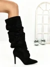 Cizme Dama cu Toc 6XKK9 BLACK | MEI