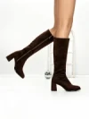 Cizme Dama cu Toc 6GS2 DARK BROWN | MEI