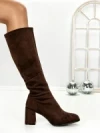 Cizme Dama cu Toc 6GS2 DARK BROWN | MEI