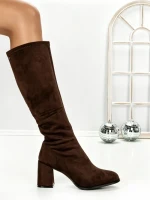 Cizme Dama cu Toc 6GS2 DARK BROWN | MEI