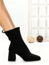 Botine cu Toc Gros 6GS10 BLACK | MEI