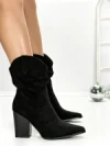 Botine cu Toc Gros 6KV13 BLACK | MEI