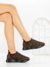 Sneakers Dama 5H71 BROWN | MEI