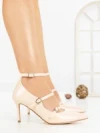 Pantofi Stiletto 77-548 BEIGE | CM