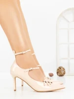 Pantofi Stiletto 77-549 BEIGE | CM