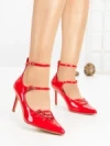Pantofi Stiletto 77-549 RED | CM