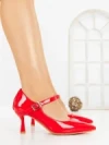 Pantofi Stiletto 77-545 RED | CM