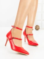 Pantofi Stiletto 77-550 RED | CM