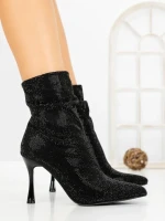 Botine cu Toc Subtire 6GS30 BLACK | MEI