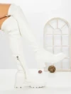 Cizme Dama cu Toc 67WL22 WHITE | MEI